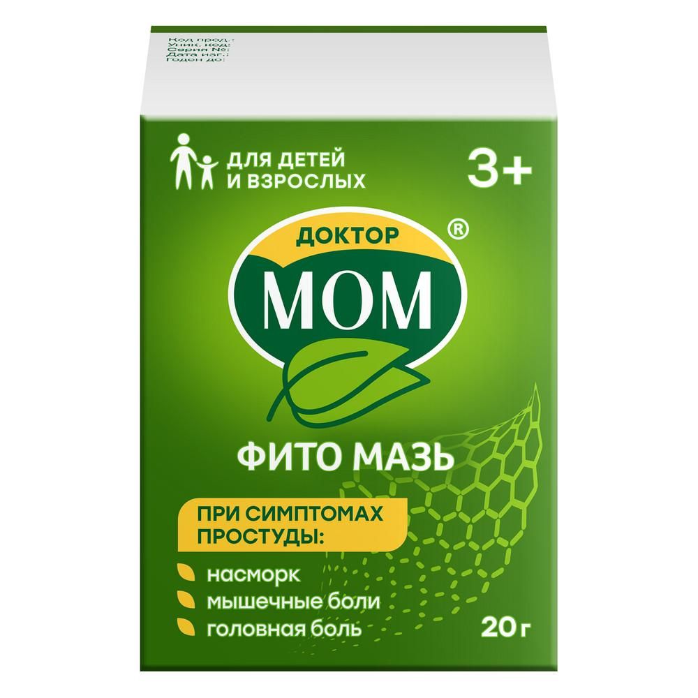 Доктор МОМ Фито мазь д/наружн. прим. 20г бан. Unique Pharmaceutical Laboratories