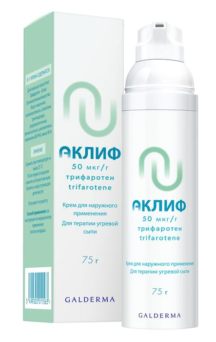 Аклиф крем д/наружн. прим. 50мкг/г 75г фл. Laboratoires Galderma