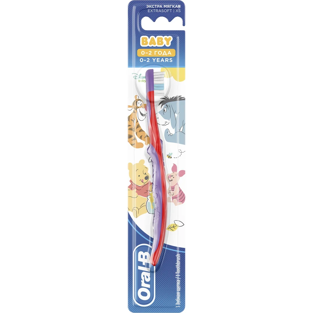 ОРАЛ БИ Бэби щетка зубная д/дет экстрамягк 0-2года Procter and Gamble Manufacturing