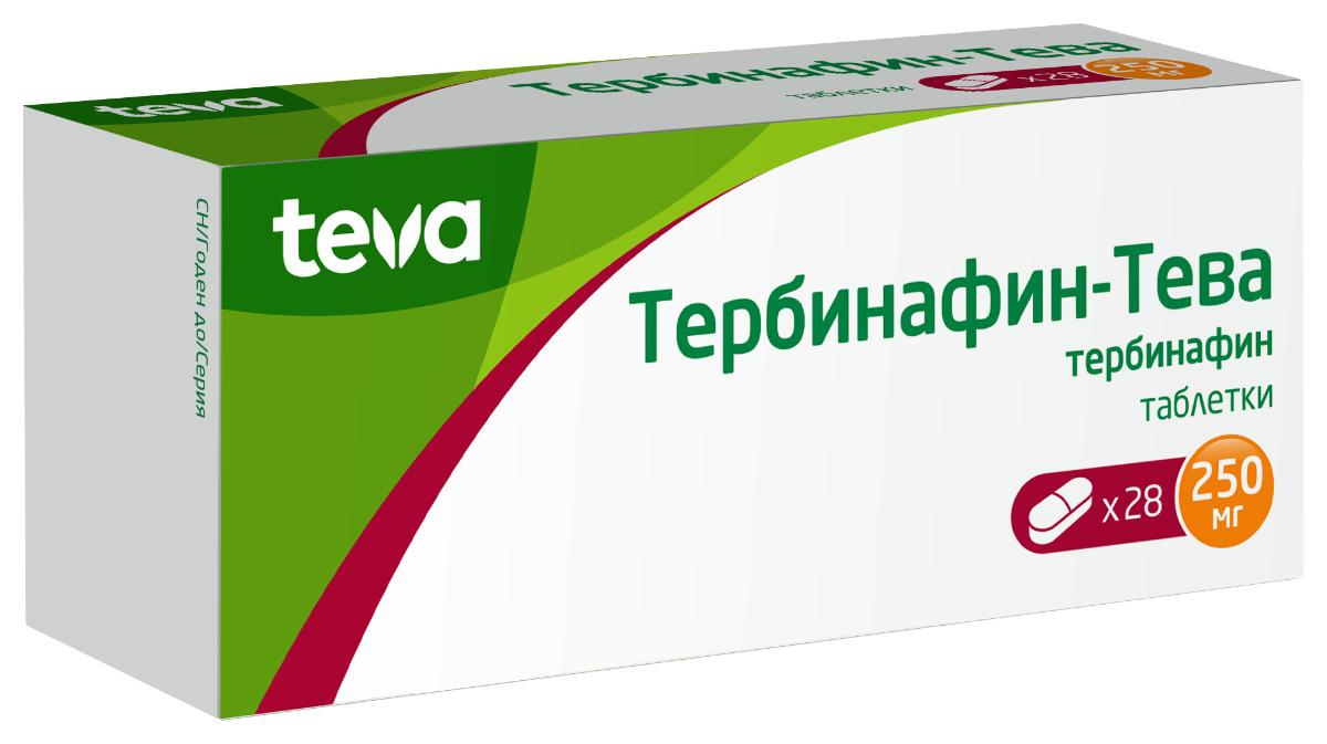 Тербинафин-Тева табл. 250мг бл. N28 Actavis Ltd.
