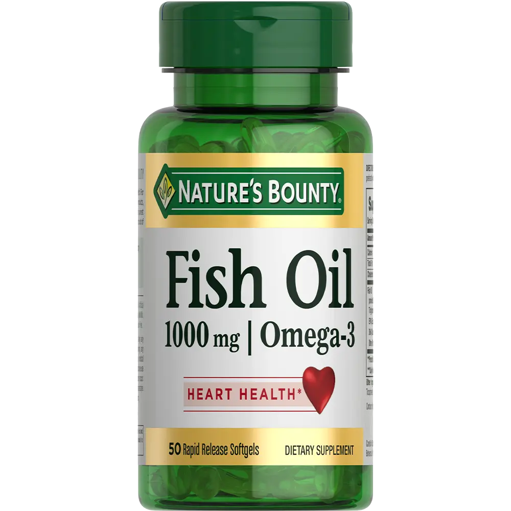 Рыбий жир Омега-3 капс. 1000мг N50~БАД Nature's Bounty, Inc.