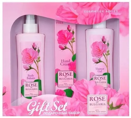 РОЗА БОЛГАРИИ набор (лосьон д/тела+гедь д/душ+крем д/рук) Bio Fresh