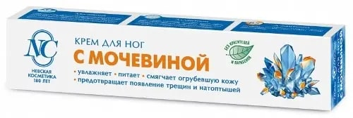 Крем д/ног с мочевин 50мл Невская косметика