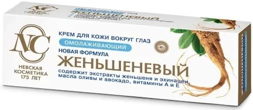 Женьшеневый крем д/кожи вокруг глаз 25мл Невская косметика
