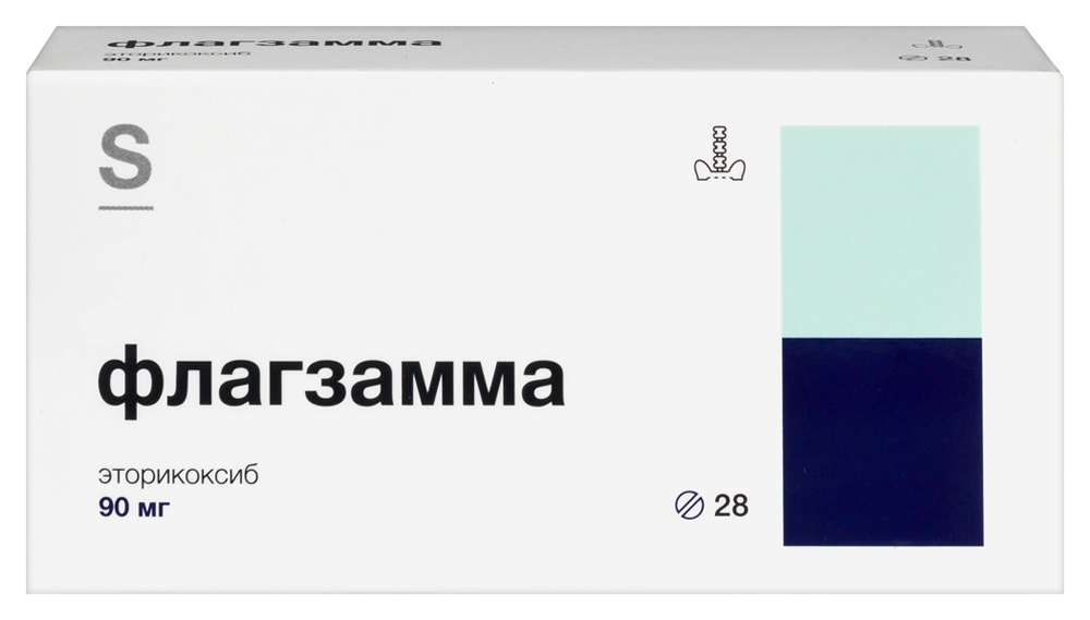 Флагзамма табл. п.п.о. 90мг бл. N28 Гротекс ООО