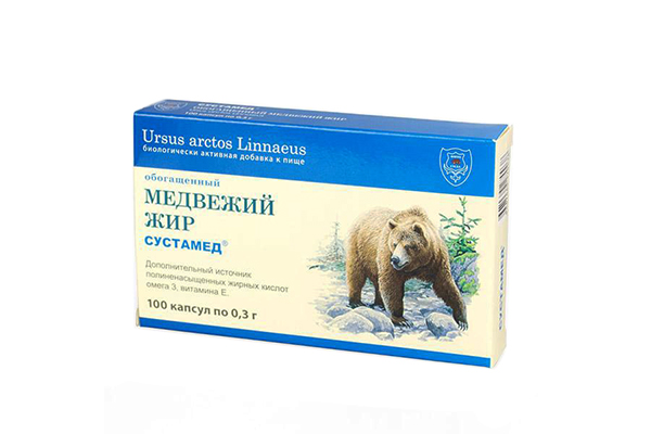Медвежий жир обогащенный капс. 0.3г N100~БАД РеалКапс