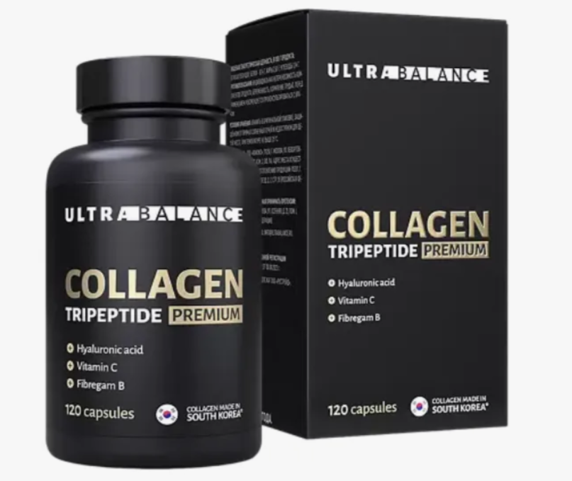УЛЬТРАБАЛАНС Коллаген трипептид премиум капс. 600мг N120~БАД Юниэко ООО