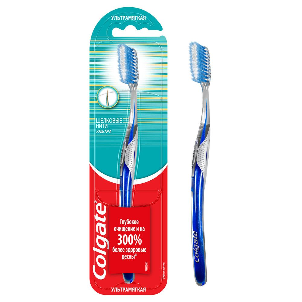 КОЛГЕЙТ Шелковые нити щетка зубная ультрамягк Colgate Sanxiao
