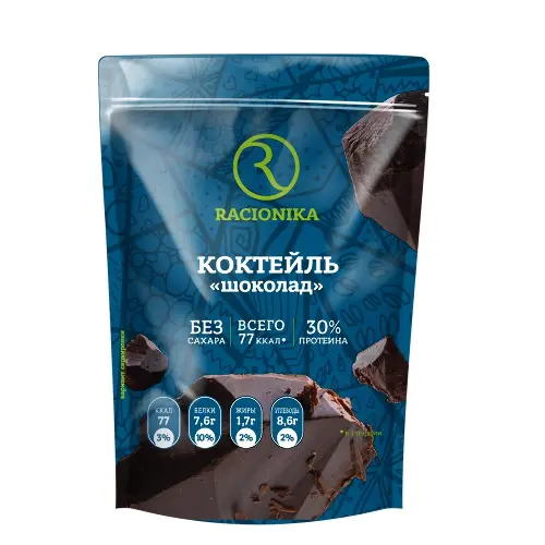 РАЦИОНИКА Диет коктейль диетич шоколад 275г дой-пак АРТ Современные научные технологии
