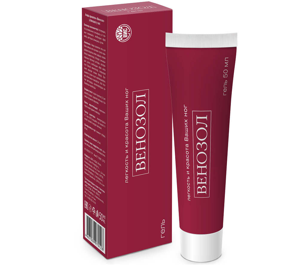 Венозол гель п/варикозе 50мл Бионатурика