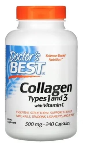 ДР.БЭСТ Коллаген 1 и 3 типа с витамином С капс. N240~БАД Doctor's Best Inc.