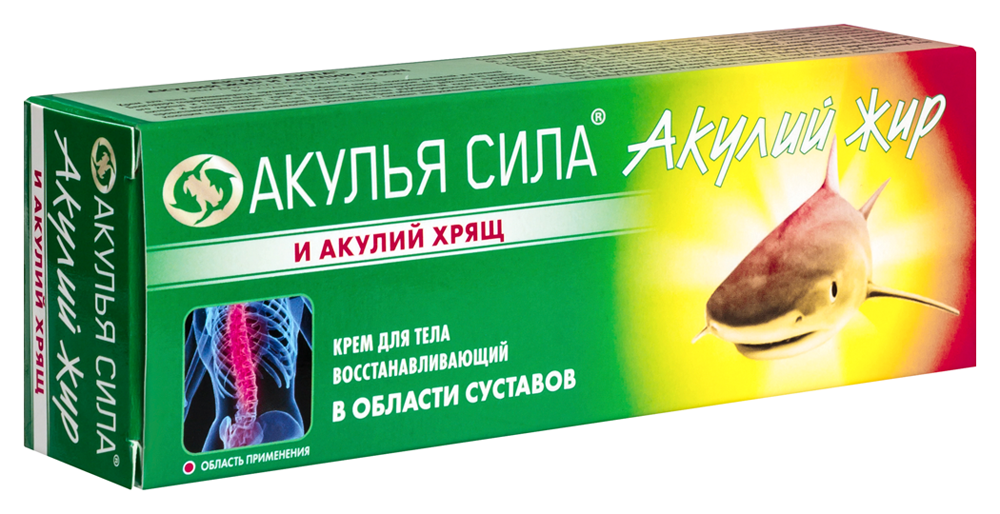 АКУЛЬЯ СИЛА крем акул хрящ 75мл ТВИНС Тэк