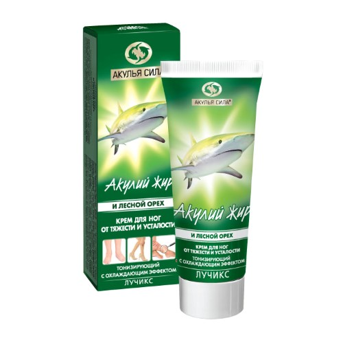 АКУЛЬЯ СИЛА Акулий жир крем лесн орех от варикозн расширен вен 75мл ТВИНС Тэк