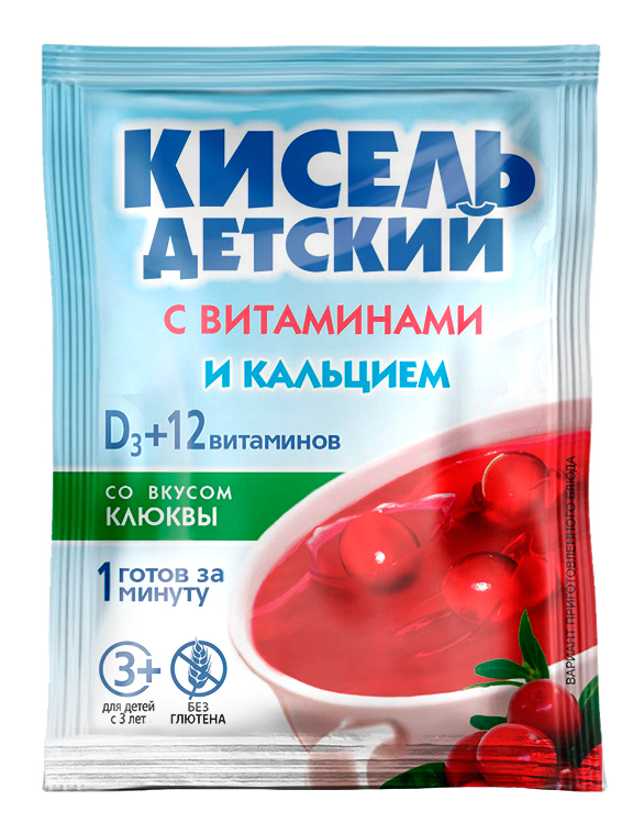 АВС ХЭЛСИ ФУД Витошка кисель с витамин/кальц детск клюква 25г пак. Палитра