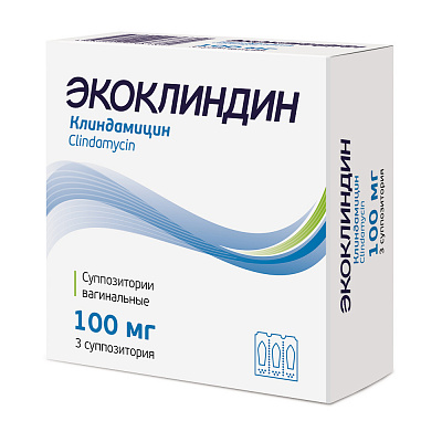 Экоклиндин супп. ваг. 100мг бл. N3 АВВА-РУС