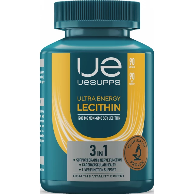 УЕСАППС Ультра Энерджи Лецитин капс. 1850мг N90~БАД Ultra Energy Supplements Trading L.L.C