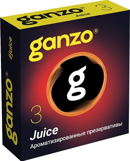Презервативы ГАНЗО Джус ароматизирован цветн N3 PharmLine Limited