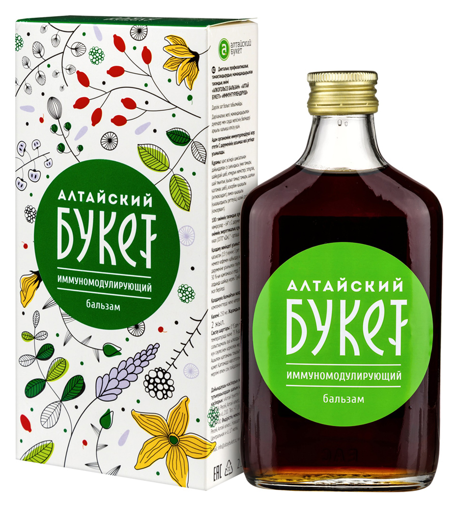 АЛТАЙСКИЙ БУКЕТ Иммуномодулирующий бальзам 250мл фл. Алтайский букет