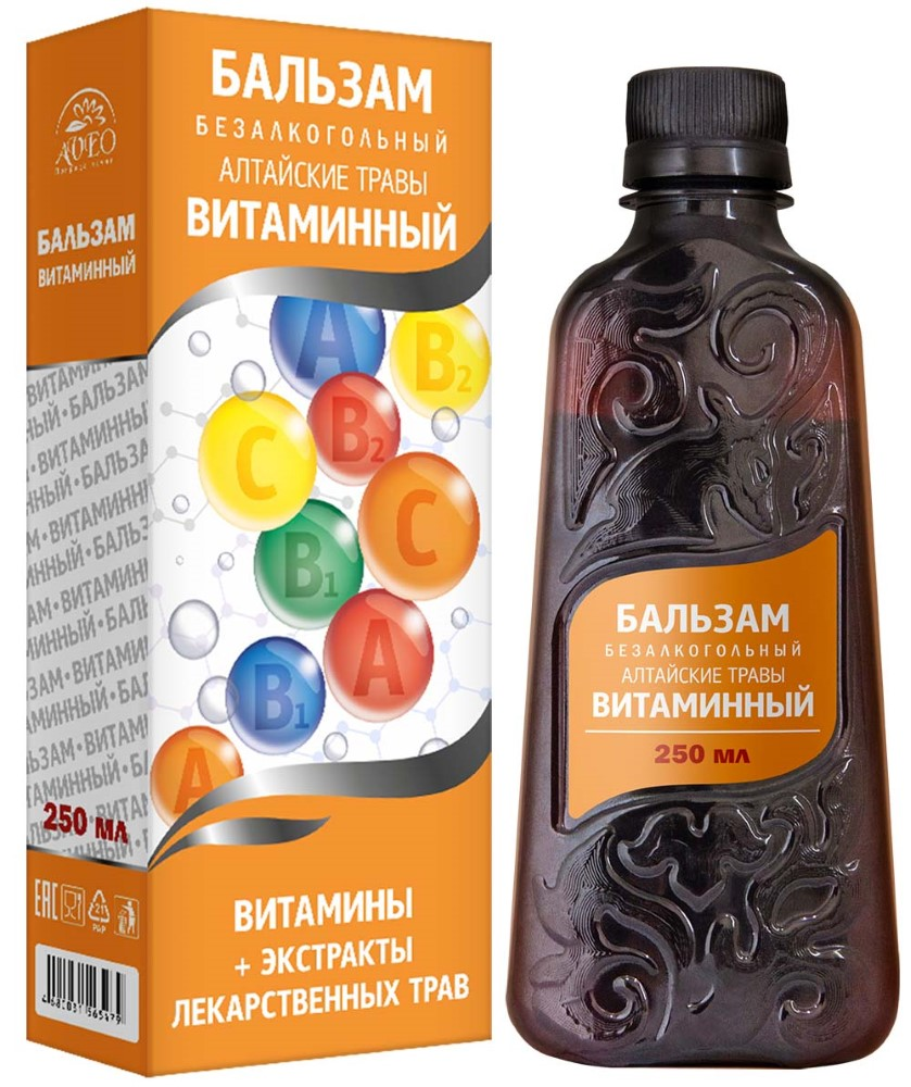 АЛТАЙСКИЕ ТРАВЫ Витаминный бальз. 250мл ~БАД Алсу