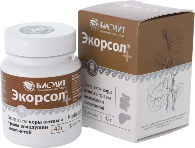 Экорсол плюс гран. 42г ~БАД Биолит