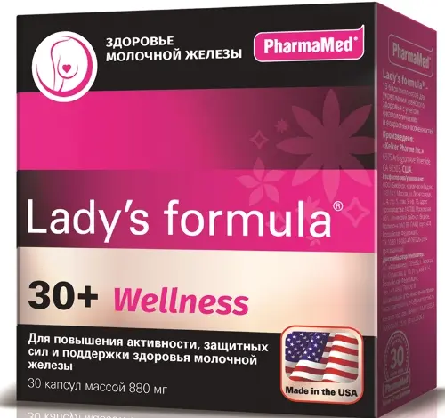 ЛЕДИС ФОРМУЛА ЖЕНЩИНА 30 ПЛЮС табл. N30~БАД West Coast Laboratories Inc.