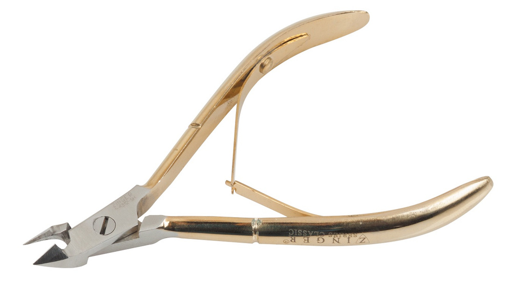 ЗИНГЕР кусачки маникюрн ручн заточка [ZO-МС-350-HG-SH] Zinger