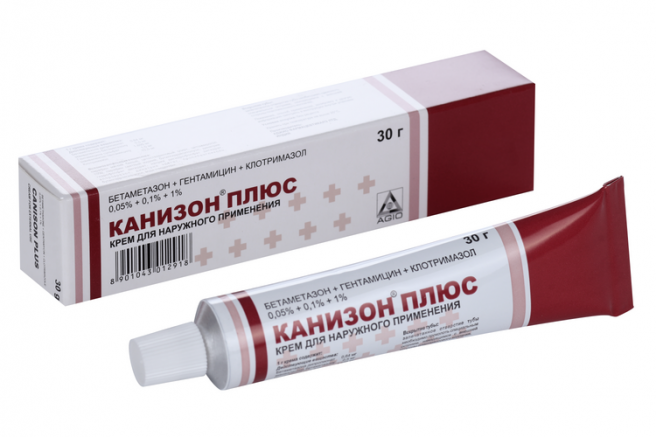 Канизон плюс мазь д/наружн. прим. 0.05+0.1+1% 30г туб. Agio Pharm.s
