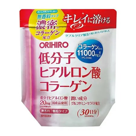 ОРИХИРО Коллаген+Гиалуроновая кислота пор. 180г ~БАД Orihiro Co. Ltd.