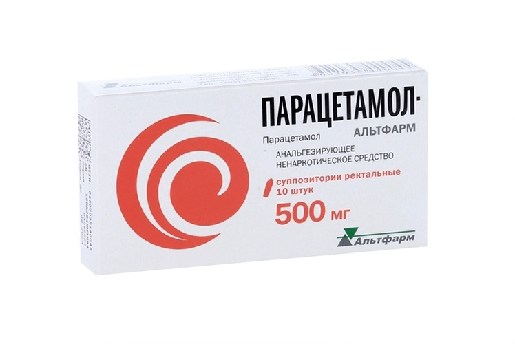 Парацетамол-Альтфарм супп. рект. 500мг бл. N10 Альтфарм