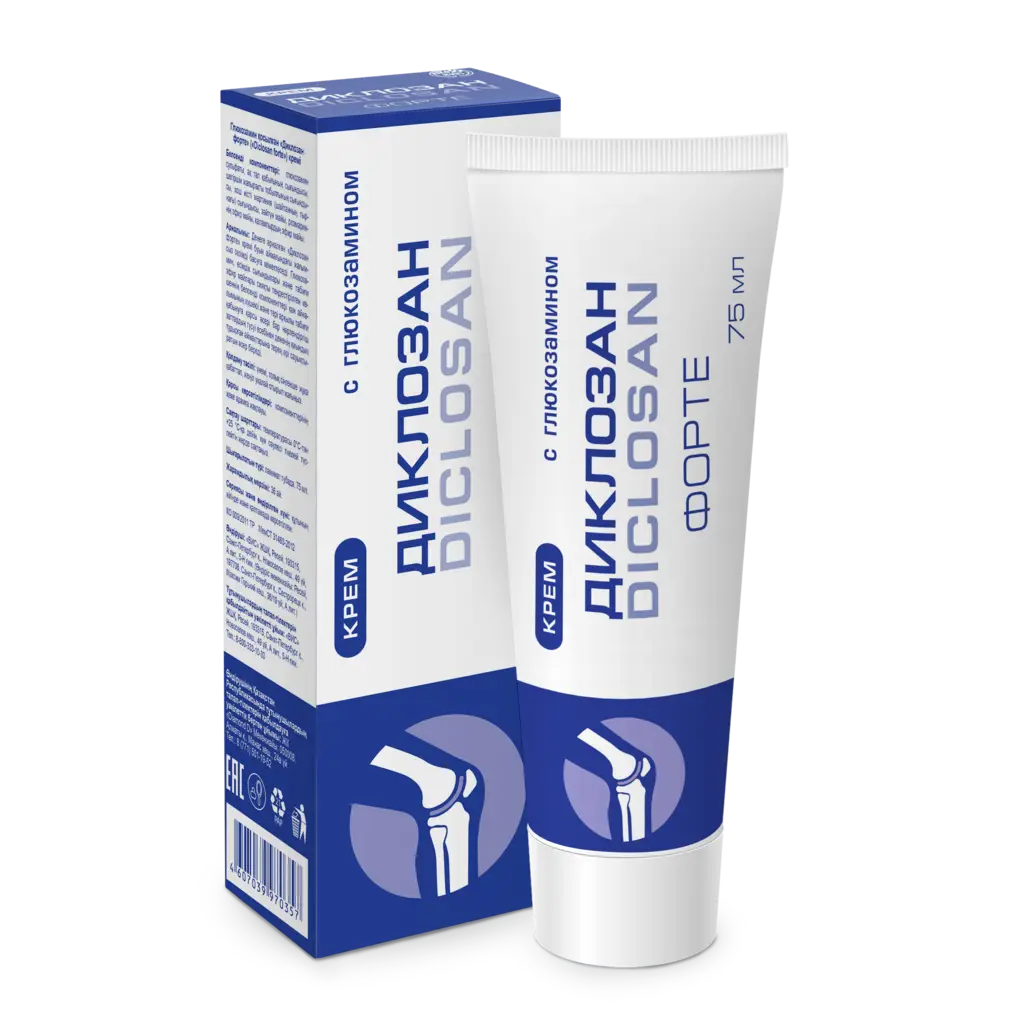 Диклозан форте гель экстракт трав и эф масл 75мл ВИС Косметикс