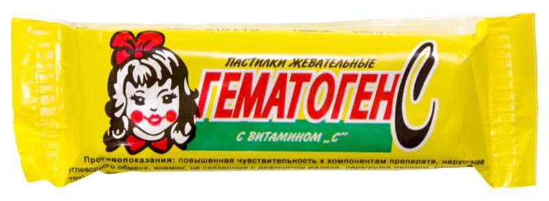 Гематоген С паст. жев. 50г оберт. Возрождение и Развитие