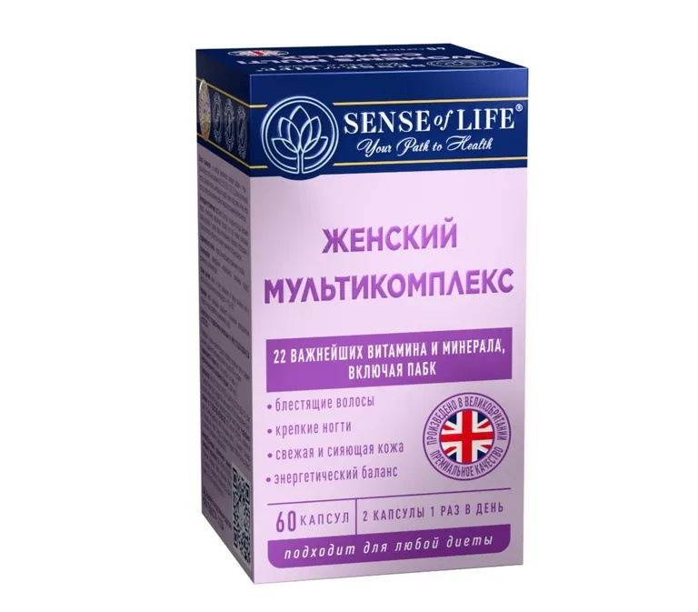 СЕНС ОФ ЛАЙФ Женский мультикомплекс капс. N60~БАД Quantum Solutions Group Ltd