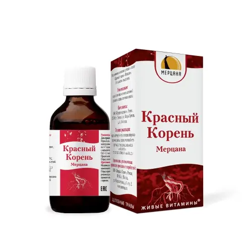 Красный корень капли 50мл ~БАД Курортмедсервис