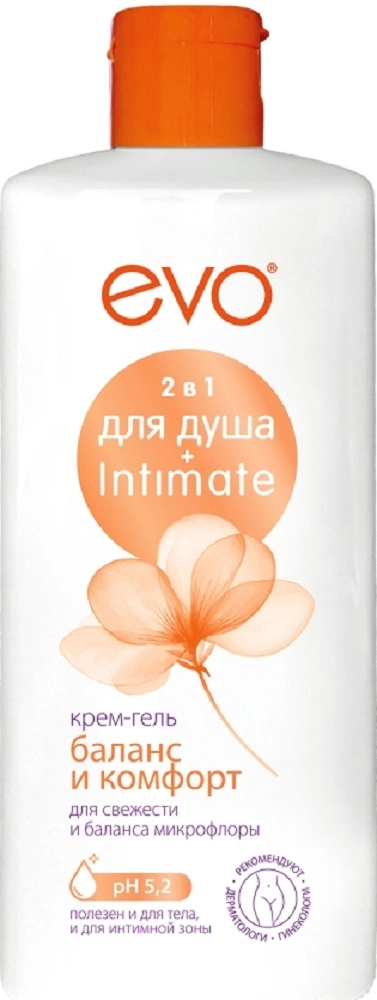 ЭВО Баланс и Комфорт крем-гель д/душ/инт гигиен 2в1 400мл Аванта