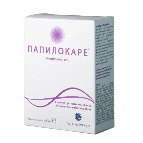Папилокаре гель интимн 5мл однораз канюли N7 Procare Health Iberia