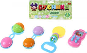 БУСИНКА набор погремуш [8843] N4 Jinhuafeng Plastisol Toy Factory