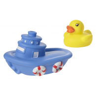 КУРНОСИКИ Лодка с утенком игрушка д/ванны [25035] Dongguan Yotoys Plastic Fty Co. Ltd