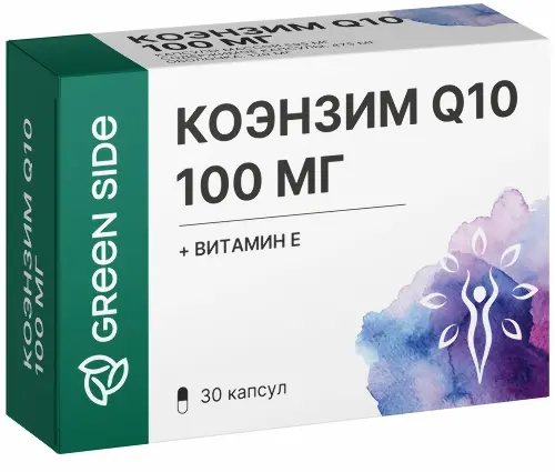 Коэнзим Ку10 капс. 475мг N30~БАД Грин Сайд ООО