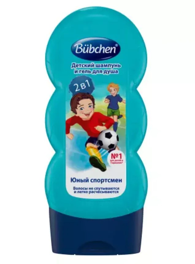 БЮБХЕН Юный спортсмен шампунь-гель д/душа 230мл Bubchen W.E.H.Pharm.Fabrik GmbH