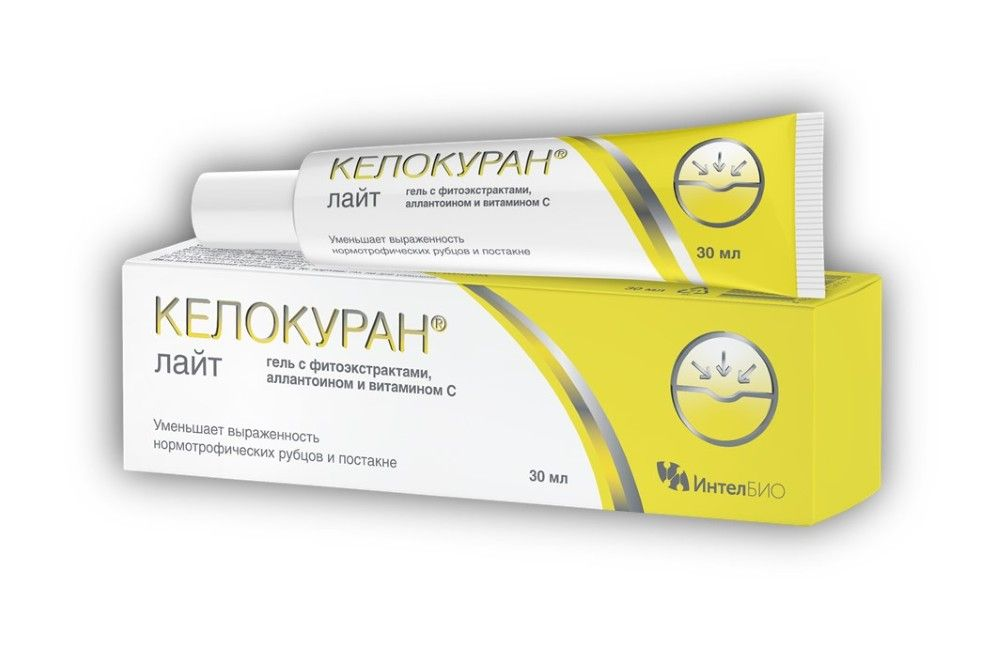 Келокуран Лайт гель фитоэкстракт/аллантоин/вит С 30мл Интелбио ООО