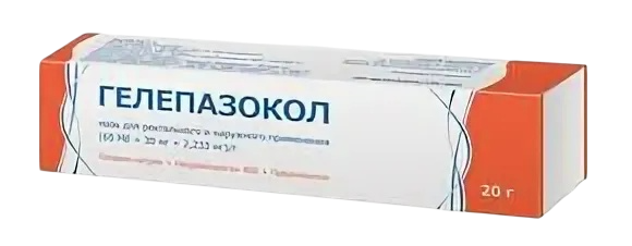 Гелепазокол мазь д/рект. и наружн. прим. 20г туб. Тульская Фармацевтическая Фабрика