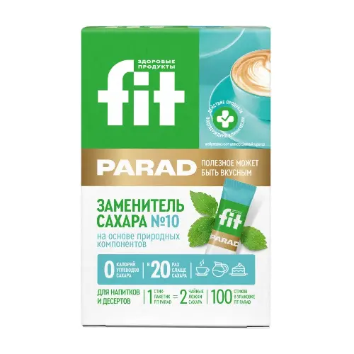 ФИТПАРАД №10 подсластитель столов 0.5г саше N100 Питэко ООО