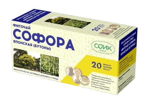 Софора японская ф/ч 1.5г N20~БАД СОИК ООО