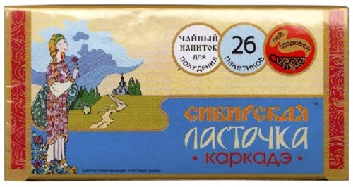 Сибирская Ласточка каркадэ чай лек. 1.5г N26~БАД Алтайский кедр