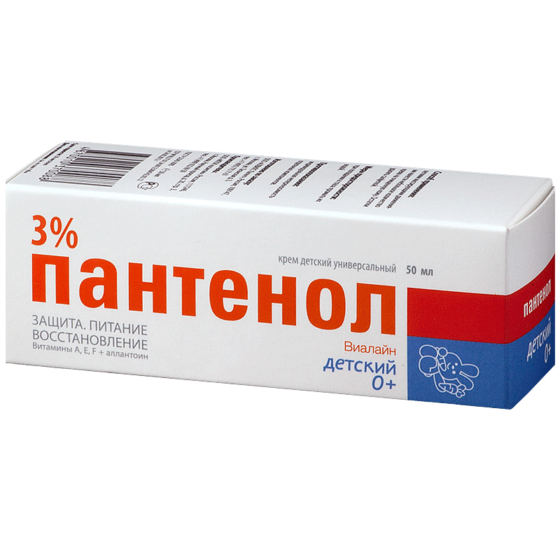 Пантенол-Виалайн крем д/дет универсальн 3%, 50мл ИПОК Косметик ООО