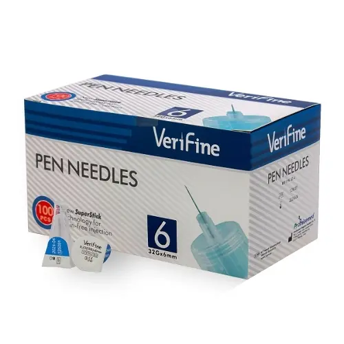 Игла Верифайн д/шприц-ручек инсулин 32G (0.23х6мм) N100 Promisemed Hangzhou Meditech Co. Ltd.